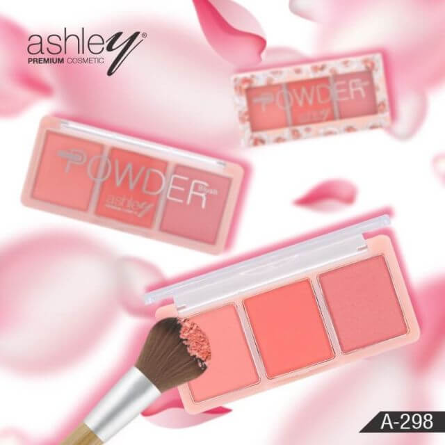 Ashley,Ashley Cheek Powder Blush,A298-01, A298,Ashley Cheek Powder Blush ราคา,Ashley Cheek Powder Blushรีวิว,Ashley Cheek Powder Blushซื้อที่